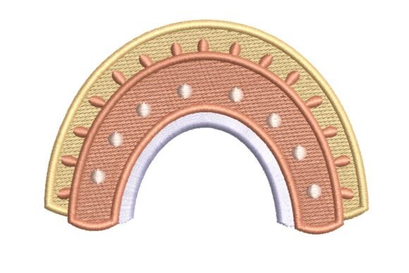 Boho Sunset Rainbow Arch Embroidery Design Review