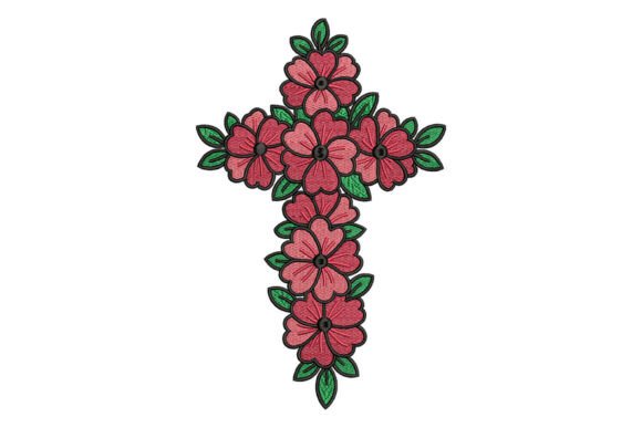 Cross Floral Embroidery Design Review for Etsy & Small Shop Sellers
