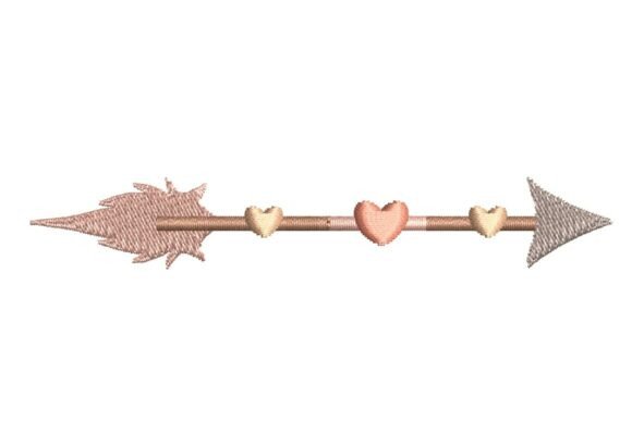 Cupid's Love Arrow with Hearts Embroidery Design Review