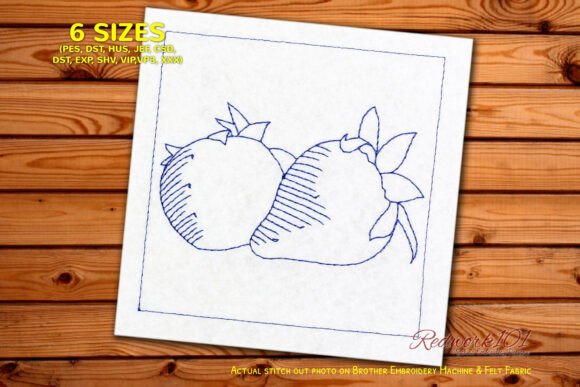 Cute Strawberries Machine Embroidery Review for Real Projects