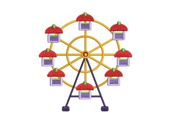 Festive Ferris Wheel Embroidery Design Review for Real Projects