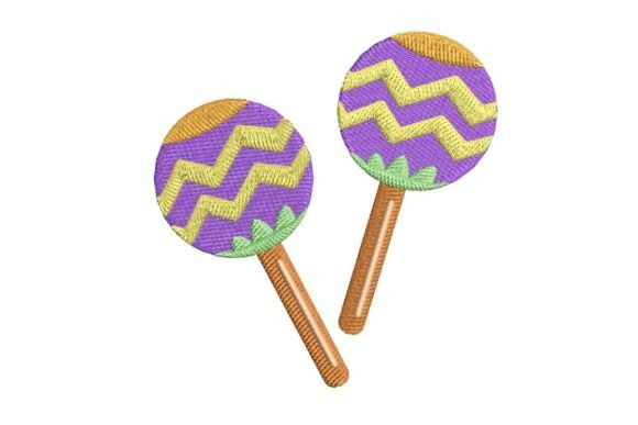 Festive Maracas Embroidery Design: A Seller's Perspective