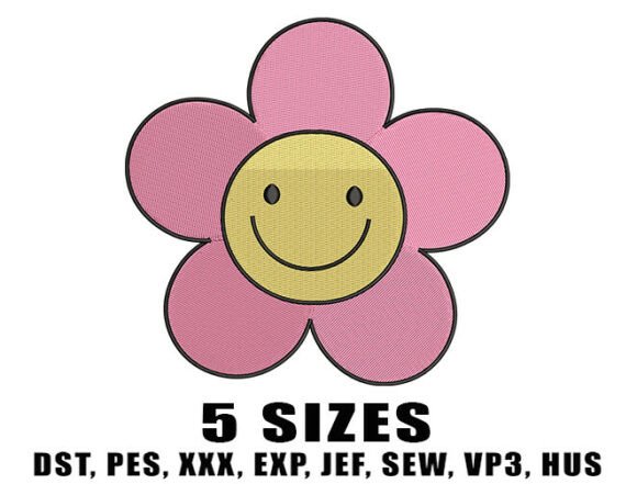 Kawaii Pink Daisy Embroidery Designs: A Springtime Showstopper for Craft Fairs