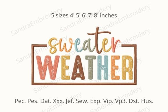 Sweater Weather Embroidery Design Review for Seasonal Stitching